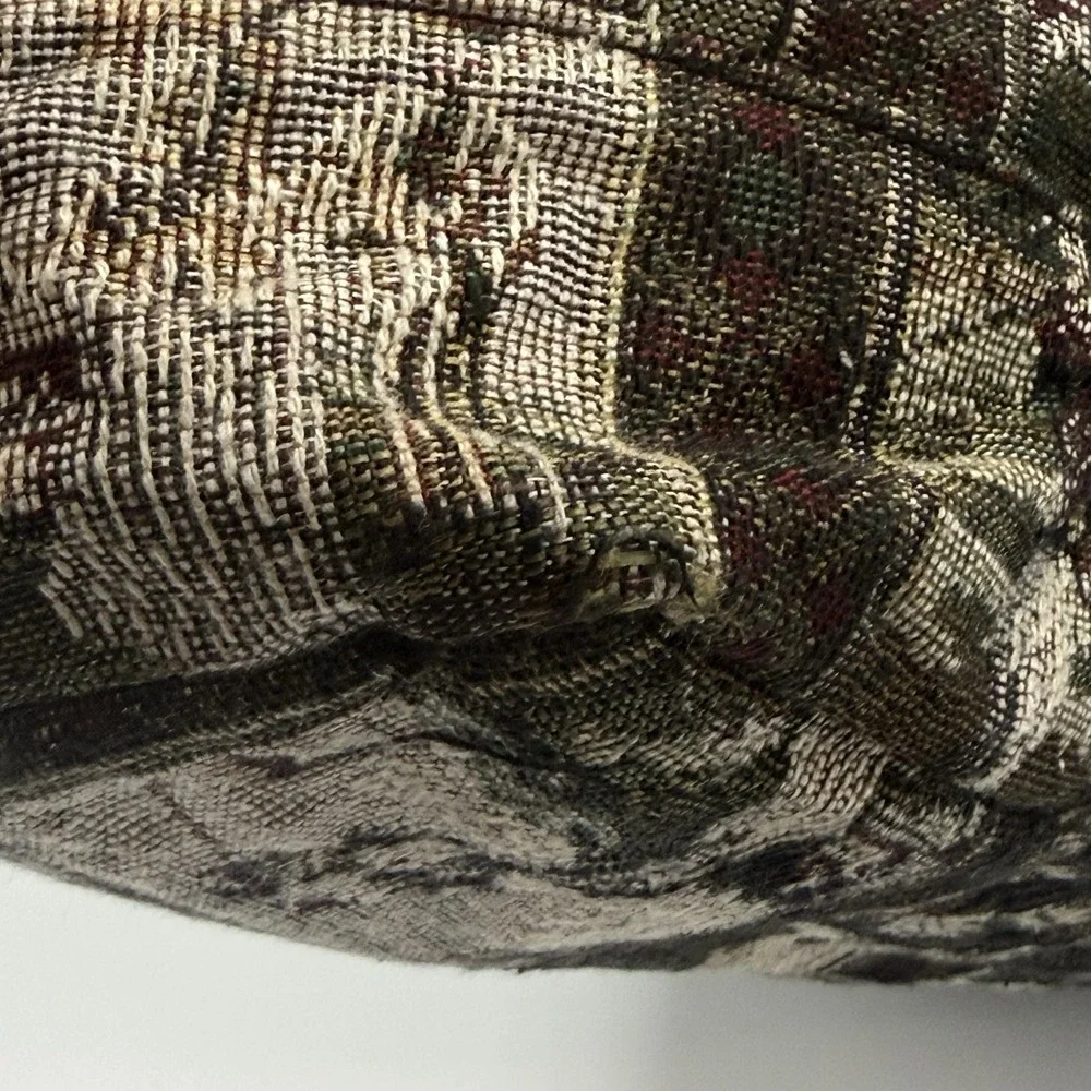 American‎ Uni Golf Scene Tapestry Tote Bag Front Zip Pocket Carryall
